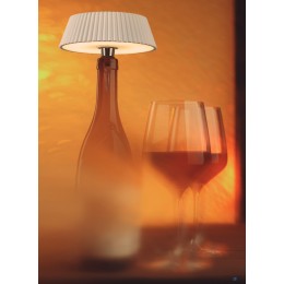 LED zátka RELAX na láhev s vínem, MANTRA, tmavě hnědá