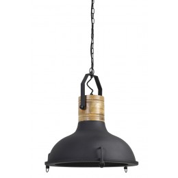 Závěsná lampa KYONY Ø47x47 cm, kov černý