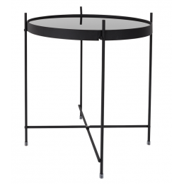Odkládací stolek Cupid ZUIVER, Ø43 cm, černý