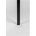 Ratanový konferenční stolek SPIKE Ø67 x36 cm, ZUIVER černý/přírodní