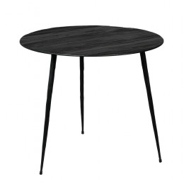 Odkládací stolek DUTCHBONE PEPPER, černý 45 cm