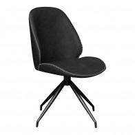 Kancelářská židle otočná MONTE CARLO House Nordic, ekokůže černá