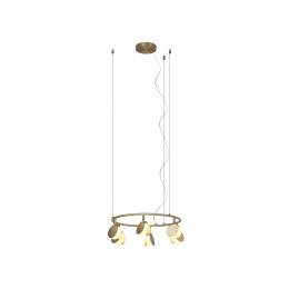 Závěsné svítidlo SHELL MANTRA 7262 kruh 46 cm, LED, zlatá barva