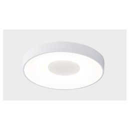 Stropní přisazené LED svítidlo COIN Mantra, Ø38 cm, bílé