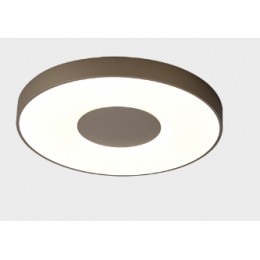 Stropní přisazené LED svítidlo COIN Mantra, Ø65 cm, hnědé