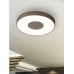 Stropní přisazené LED svítidlo COIN Mantra, Ø65 cm, hnědé