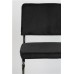 Jídelní židle RIDGE RIB Zuiver černá, lesklý rám