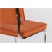 Jídelní židle RIDGE RIB Zuiver oranžová, lesklý rám