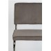 Jídelní židle RIDGE RIB Zuiver šedá, lesklý rám