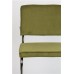 Jídelní židle RIDGE RIB Zuiver zelená, lesklý rám