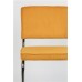 Jídelní židle RIDGE RIB Zuiver žlutá, lesklý rám