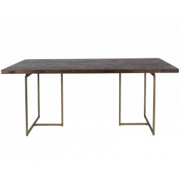 Jídelní  stůl CLASS DUTCHBONE 180x90 cm, tmavě hnědý