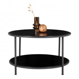 Konferenční stolek kulatý VITA House Nordic, ø 80 cm černý