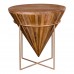 Odkládací stolek HAPUR House Nordic, Ø 45 cm, mangové dřevo