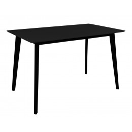 Jídelní stůl VOJENS 120x70 cm, celý černý