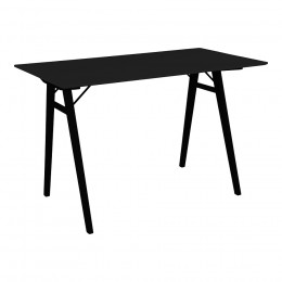 Pracovní stůl VOJENS 120x60 cm, celý černý