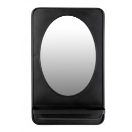Nástěnné zrcadlo PASCAL WLL kovové, černé