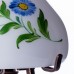 Petrolejová lampa s ruční malbou - Květy