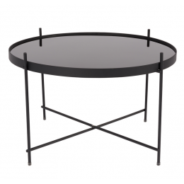 Odkládací stolek Cupid ZUIVER, Ø62,5 cm, černý