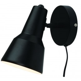 Nástěnná lampa VALENCIA, It´s about RoMi, kov, černá barva