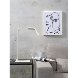 Stolní lampa ZURICH, It´s about RoMi, kov, LED, bílá