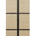 Skříňka - komoda vysoká GUUJI, WLL, 70x145 cm, černá, přírodní ratan