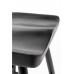 Dřevěná stolička VANDER WLL, dubová, černá