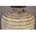 Stolní lampa RUSSEL Dutchbone, 62 cm, keramika a len, béžová