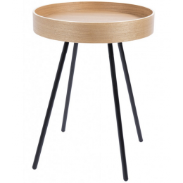 Odkládací stolek Oak Tray ZUIVER Ø46,5 cm