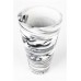 Váza CONIC S Zuiver 25 cm, černobílá