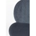Jídelní židle BONNET Zuiver, modrošedá/nohy černé