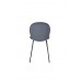 Jídelní židle BONNET Zuiver, modrošedá/nohy černé