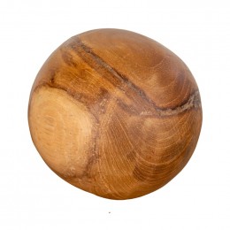 Dekorační koule RYON House Nordic, ø10 cm, teakové dřevo