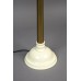 Stolní lampa THE ALLIS, Dutchbone, vyklápěcí ramínko, bronz a bavlna
