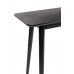 Odkládací stolek FABIO WLL 40x120 cm, černý