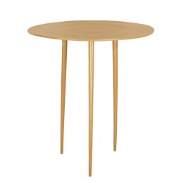Odkládací stolek SUPREME PT, Ø32,5 cm, žlutý