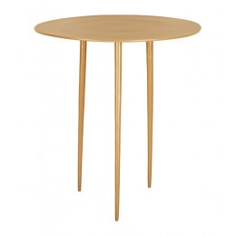 Odkládací stolek SUPREME PT, Ø42,5 cm, žlutý