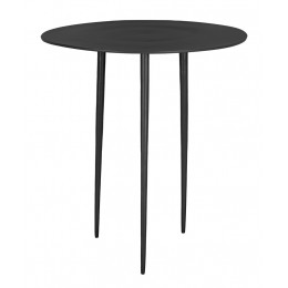 Odkládací stolek SUPREME PT, Ø42,5 cm, černý