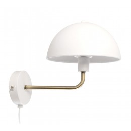 Nástěnná lampa BONNET PT kov matná bílá