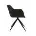 Jídelní židle 62x52x81 cm JAIMY samet tmavě šedý