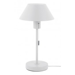 Stolní lampa OFFICE RETRO PT 36 cm, kov, bílá