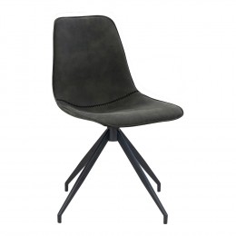 Jídelní židle otočná MONACO House Nordic, potah mikrovlákno, šedá
