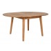 Jídelní stůl rozkládací kulatý METZ House Nordic  Ø118 cm, odstín dub přírodní