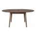 Jídelní stůl rozkládací kulatý METZ House Nordic  Ø118 cm, tmavý dub
