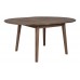 Jídelní stůl rozkládací kulatý METZ House Nordic  Ø118 cm, tmavý dub