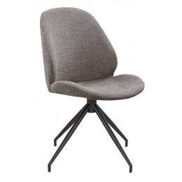 Kancelářská židle otočná MONTE CARLO House Nordic, látkový potah šedý