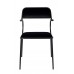 Jídelní židle ALBA Zuiver, kov a textil, černá