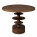 Konferenční stolek CATH Dutchbone Ø66 cm, hnědé mangové dřevo