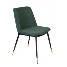 Jídelní židle LIONEL WLL, FR, zelená látková