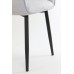 Jídelní židle EMILY 60,5x60x87 cm růžová + černé nohy